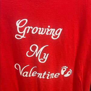 Gildan Red Tee - Growing My Valentine